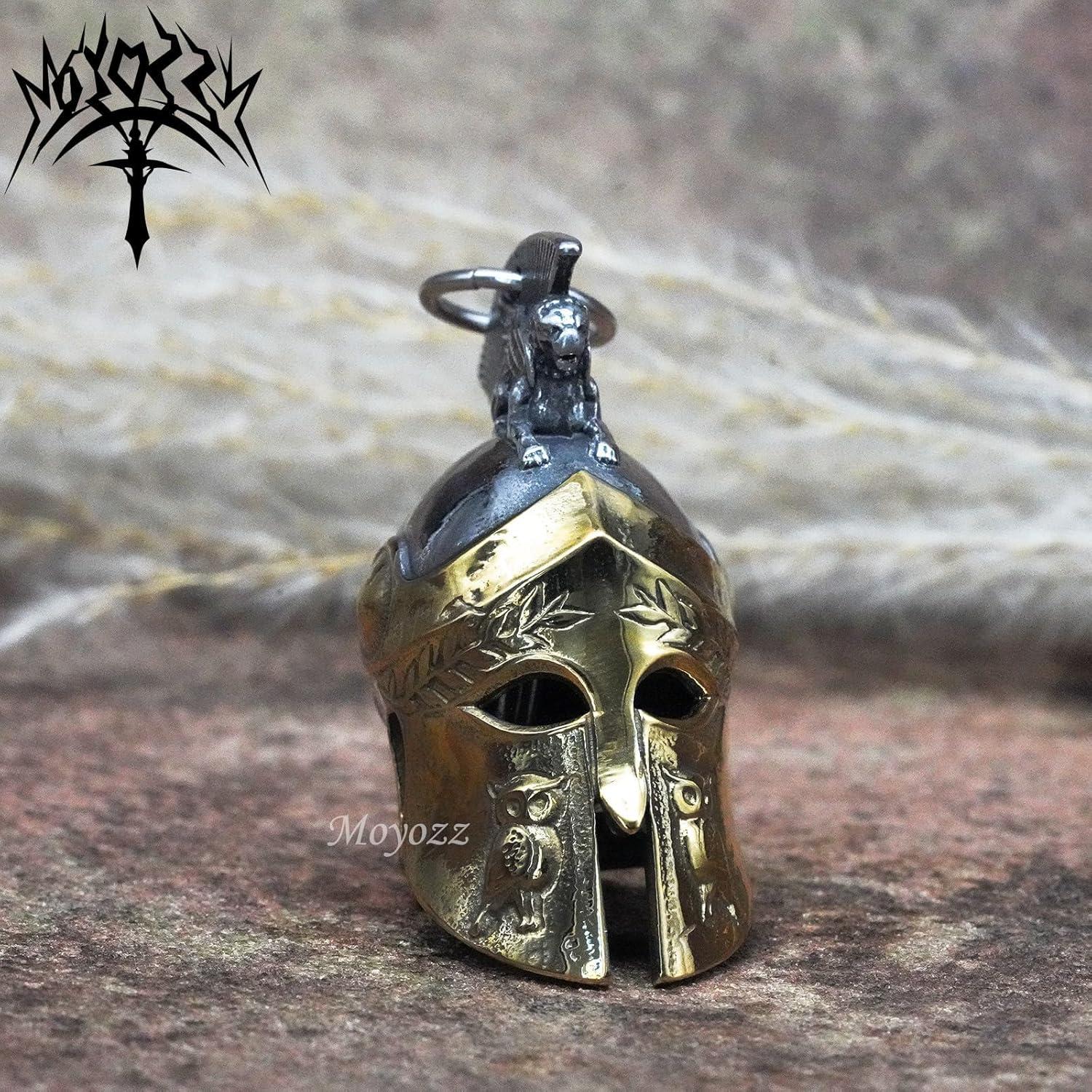 Campana de Motocicleta MOYOZZ Oro 3.81 cm Suerte