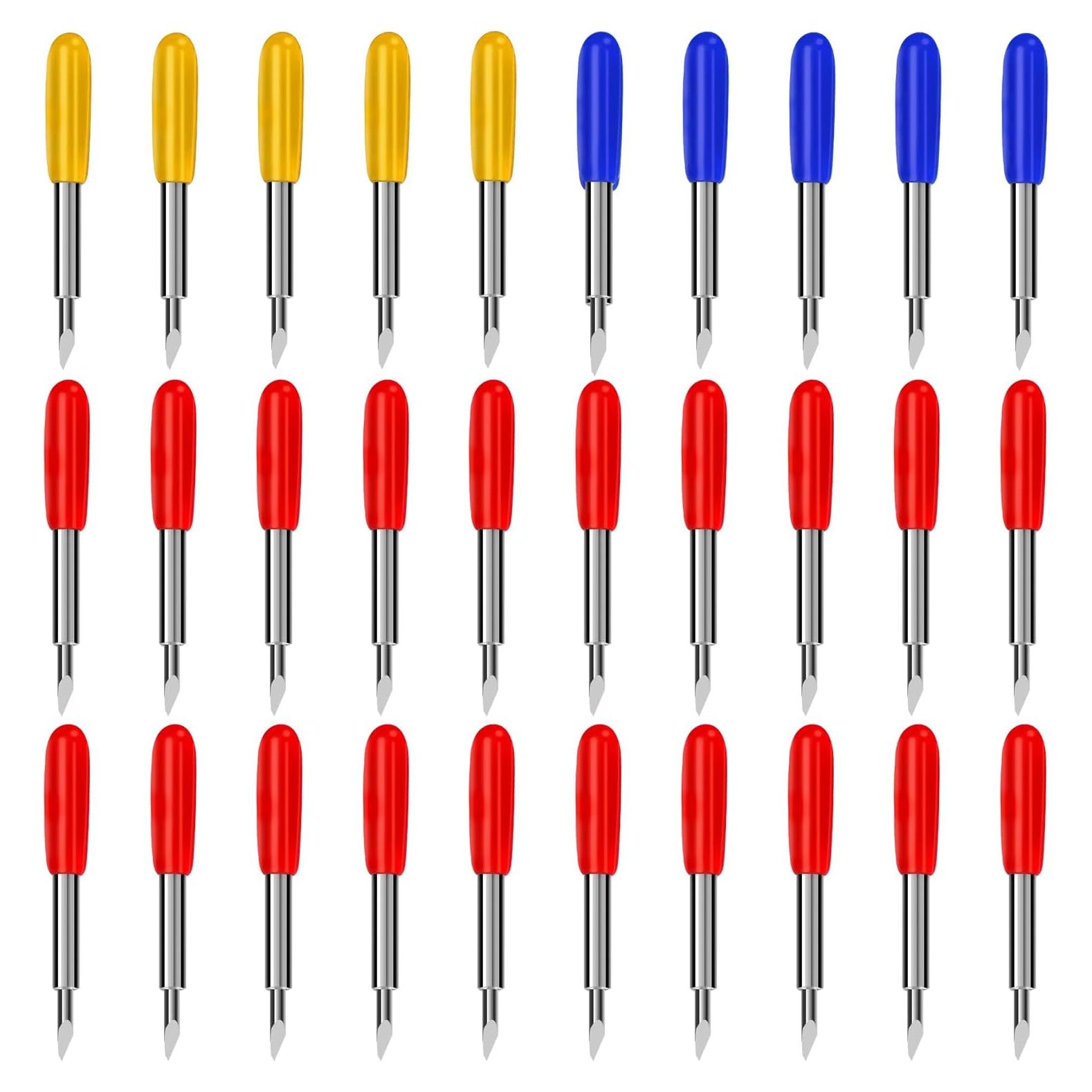 30 Pcs Cuchillas de Repuesto AUNKZL para Máquinas de Corte