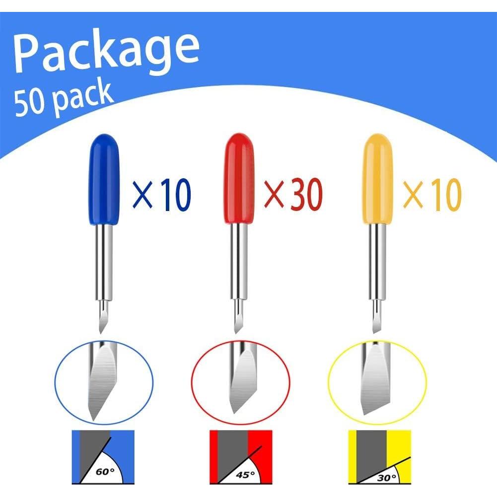 30 Pcs Cuchillas de Repuesto AUNKZL para Máquinas de Corte