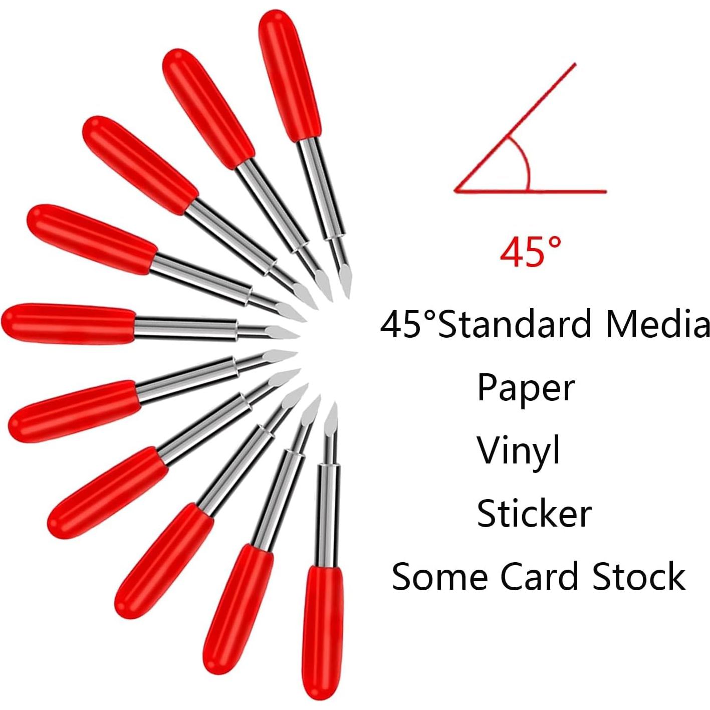 30 Pcs Cuchillas de Repuesto AUNKZL para Máquinas de Corte
