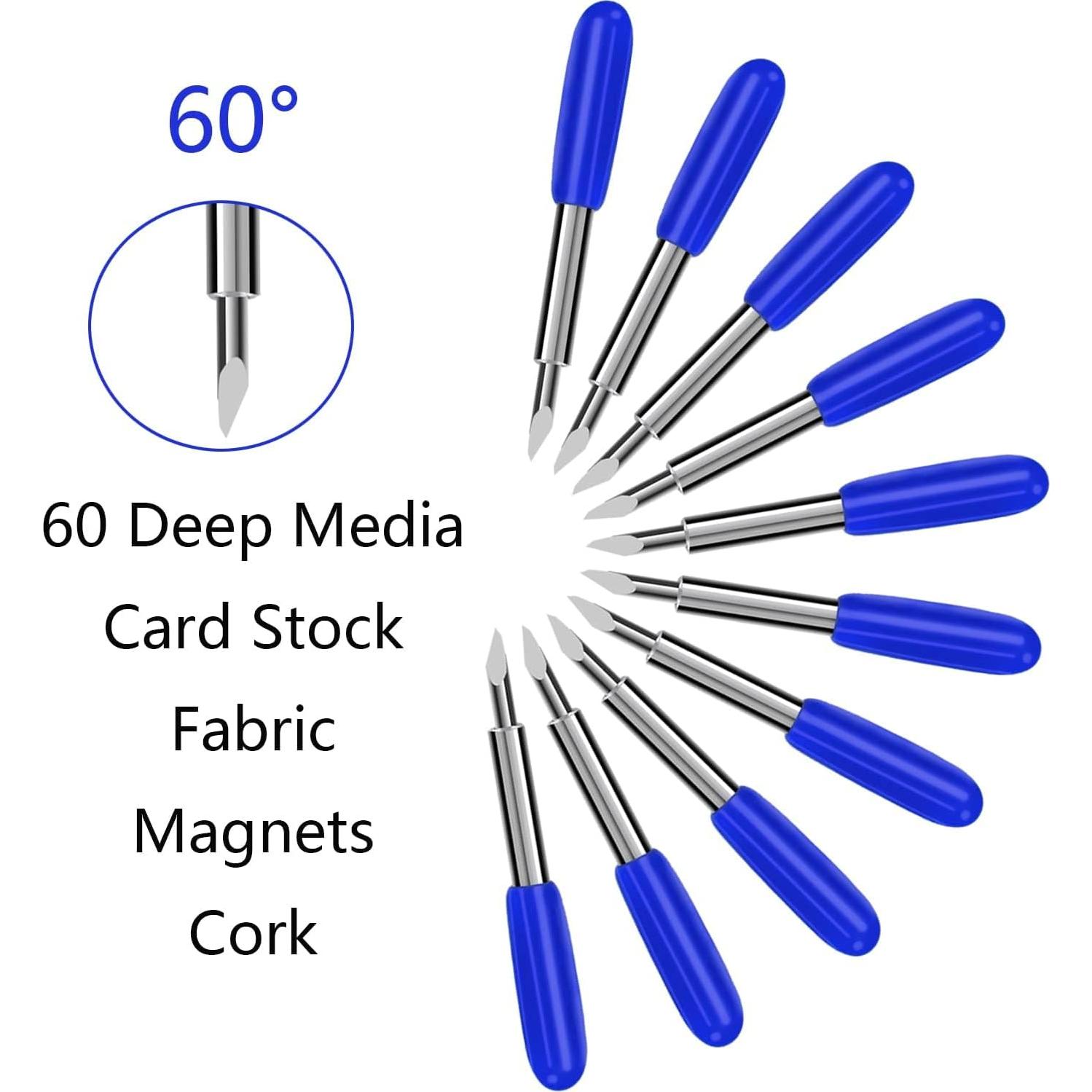 30 Pcs Cuchillas de Repuesto AUNKZL para Máquinas de Corte