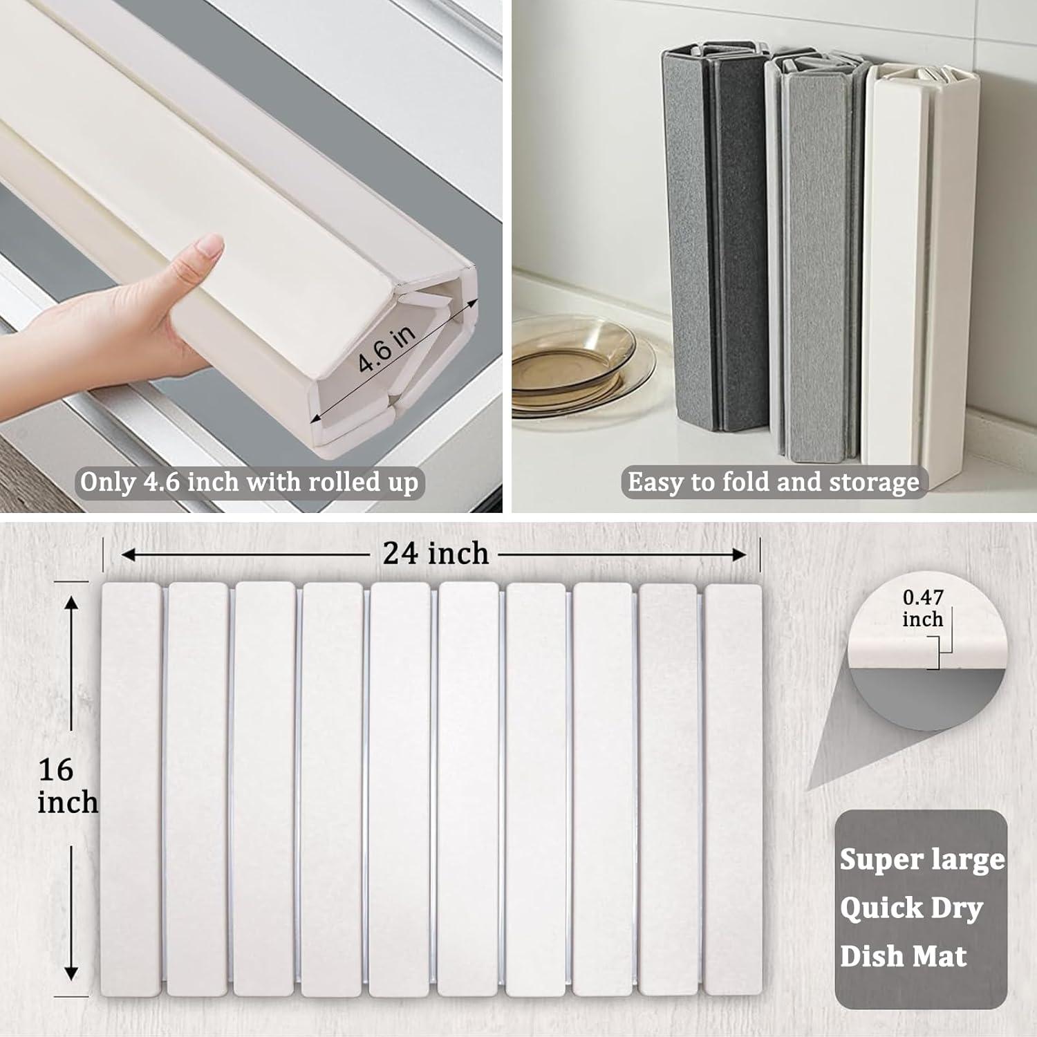 Alfombrilla de Secado de Piedra Diatomácea YCR 61x41cm Absorbente