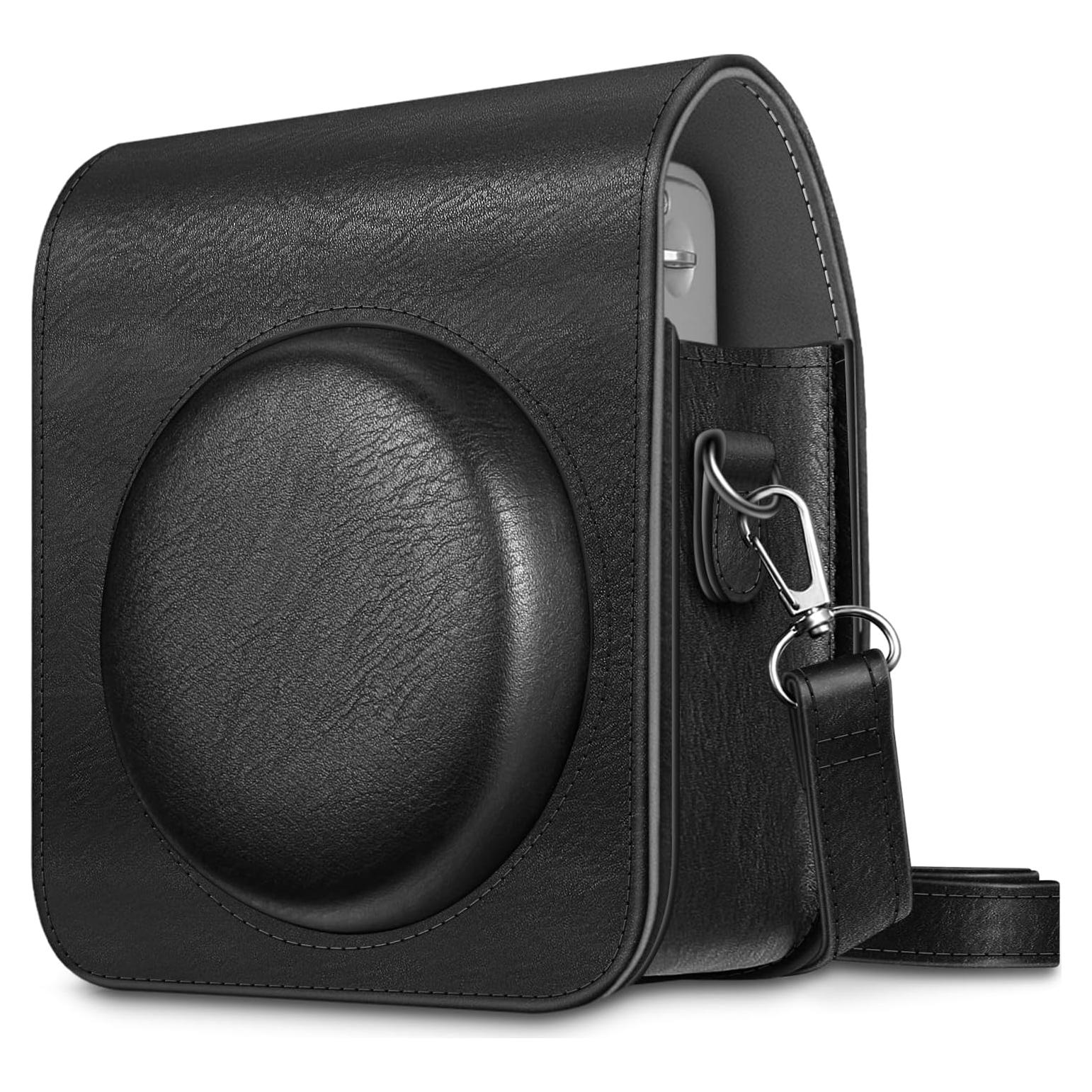 Funda Protectora Fintie para Cámara Fujifilm Instax Mini 90 - Cuero Vegano Negro