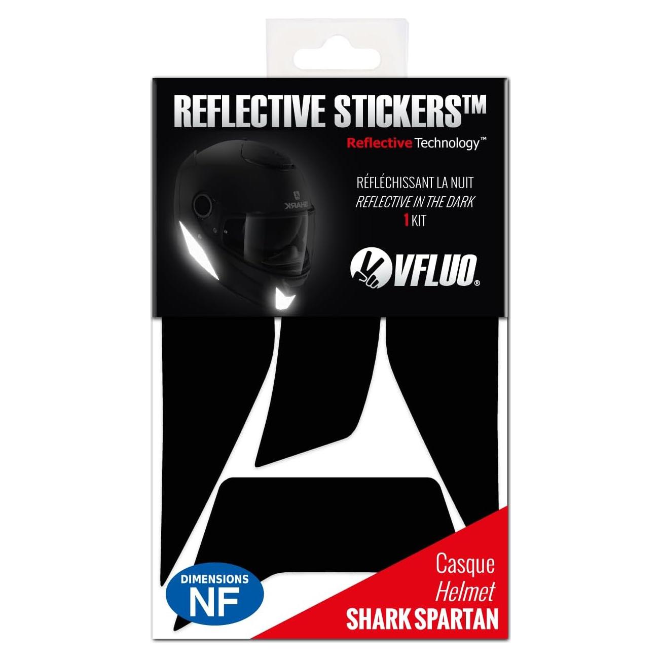 VFLUO Calcomanías Reflectantes para Casco SHARK SPARTAN