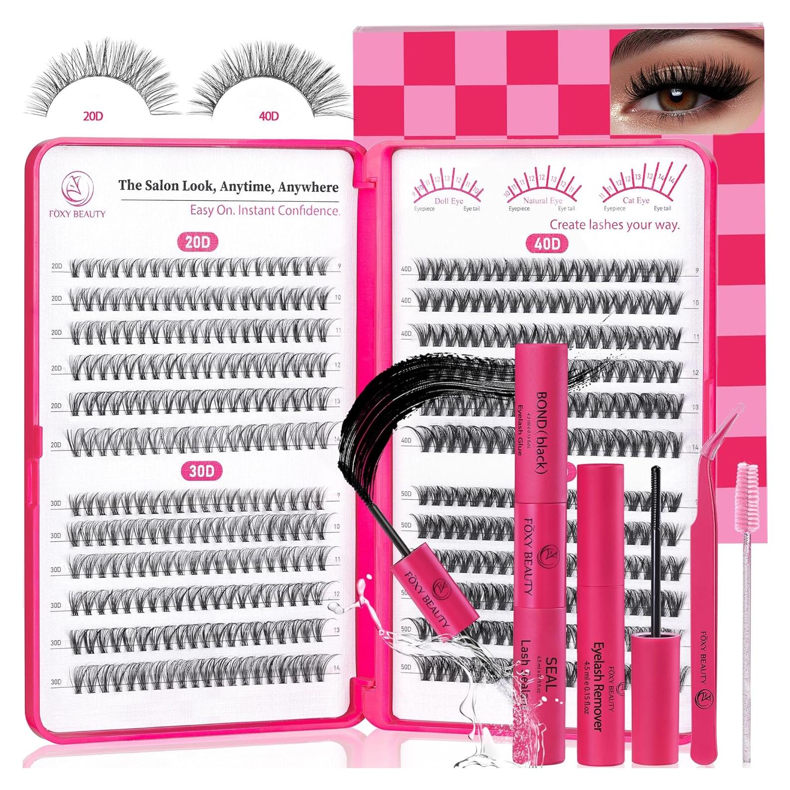 Kit de Extensión de Pestañas CCODDY 480 Pcs 20D-50D DIY