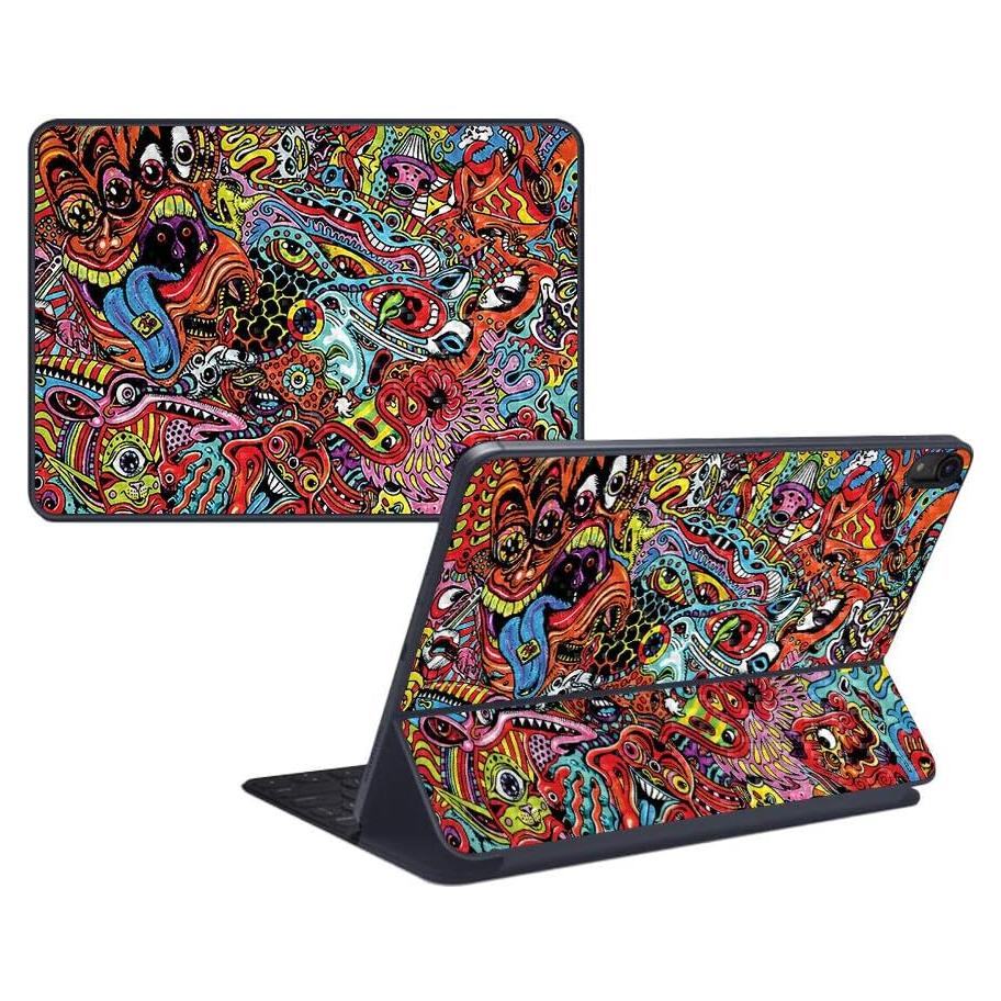 Piel de Fibra de Carbono MightySkins para iPad Pro 12.9" Ácido Psicodélico