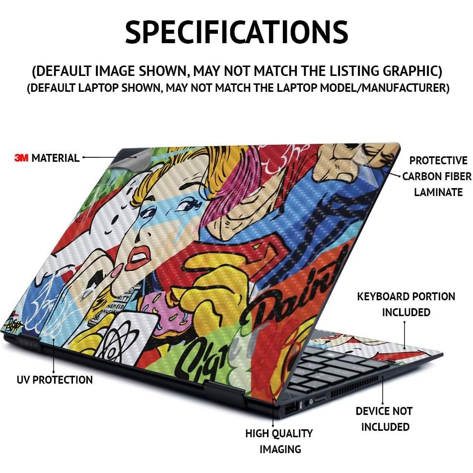 Piel de Fibra de Carbono MightySkins para iPad Pro 12.9" Ácido Psicodélico