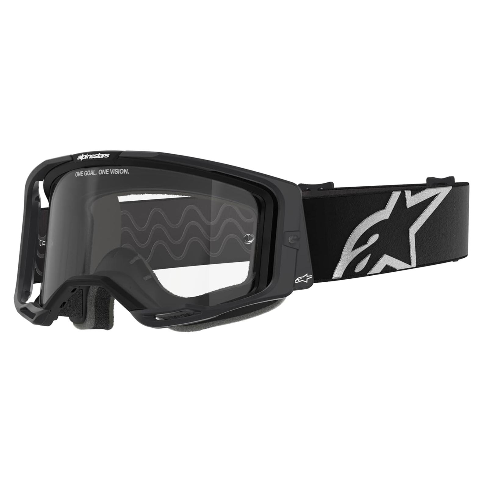 Gafas Alpinestars Vision 8 MX ATV MTB Negro Lente Clara