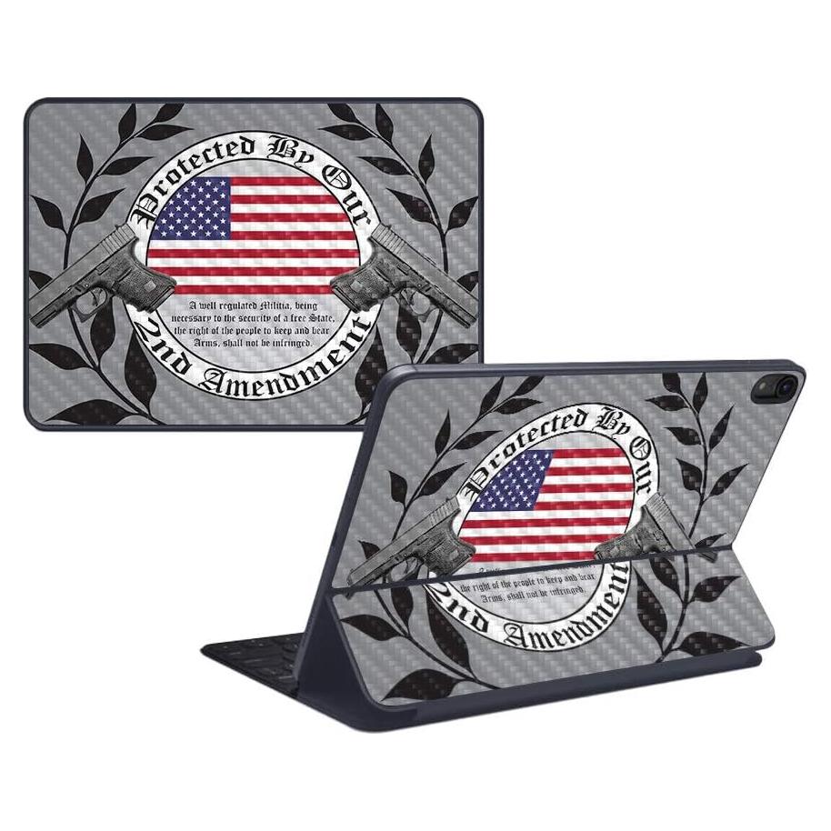 Carcasa de Fibra de Carbono MightySkins para iPad Pro 12.9" 2da Enmienda