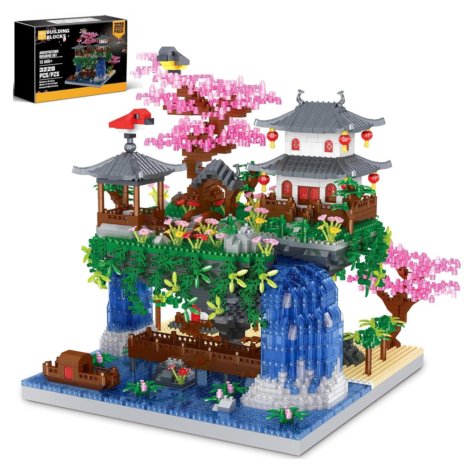 Kitoyz Set de Construcción Árbol Bonsai Sakura 3220 Piezas