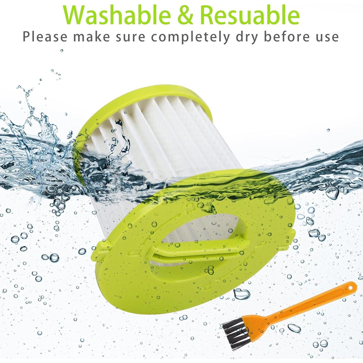 Filtro Reemplazo Sgizoku para Aspiradoras Ryobi ONE+ 18V - 2 Paquete