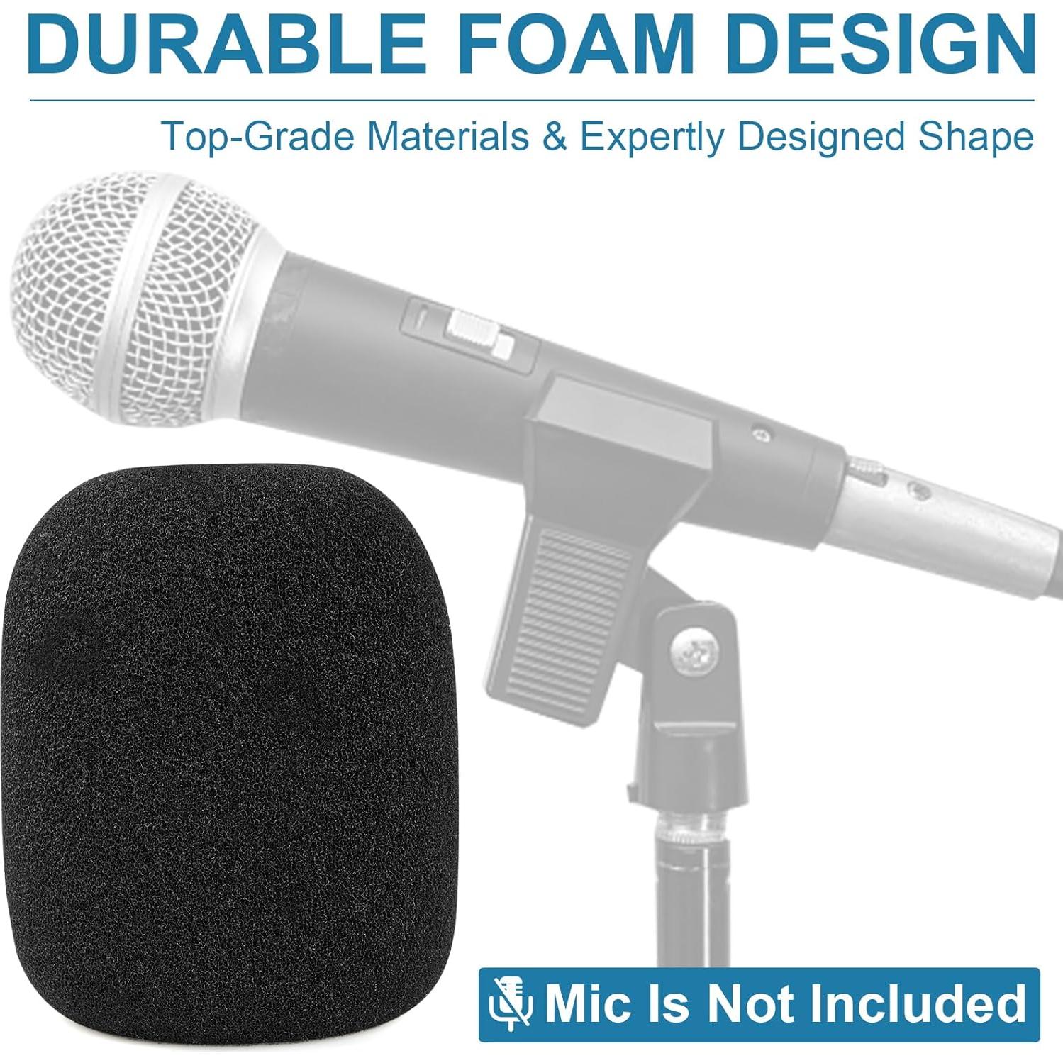 Cubierta de Micrófono Shure SM58 - Parabrisas Profesional 6 Piezas