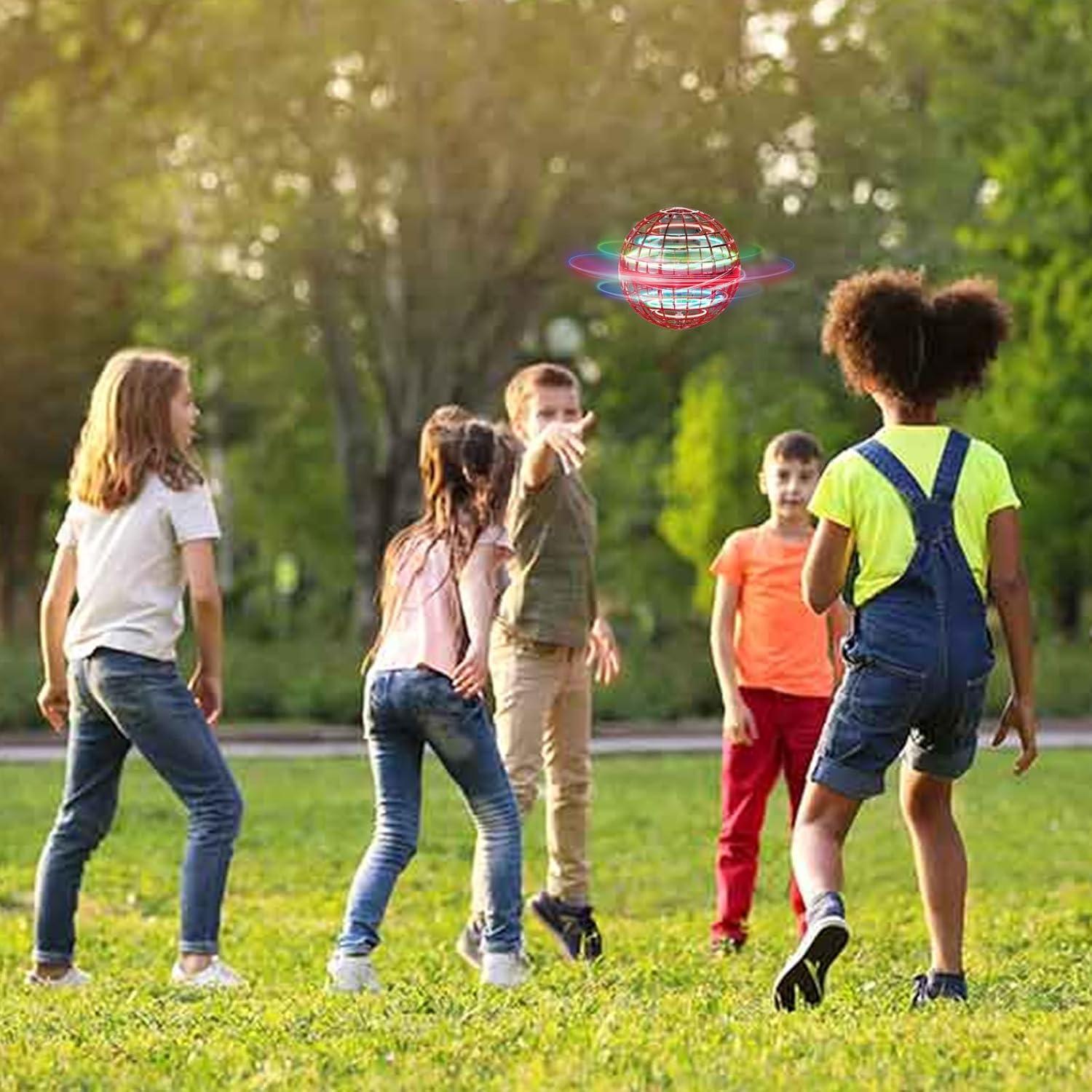 Bola Voladora RGB OKPOW TSM006-R para Niños y Adolescentes