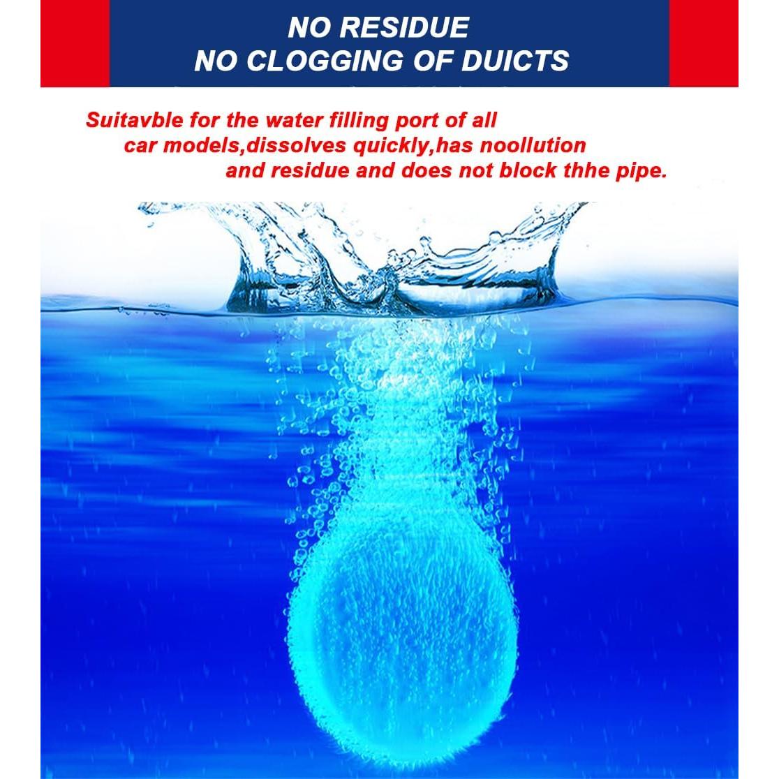 Tabletas Limpiaparabrisas Concentradas Mabellumia 100pcs