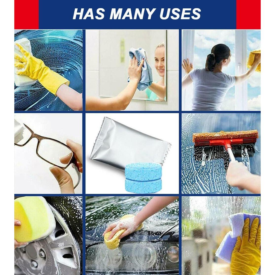 Tabletas Limpiaparabrisas Concentradas Mabellumia 100pcs