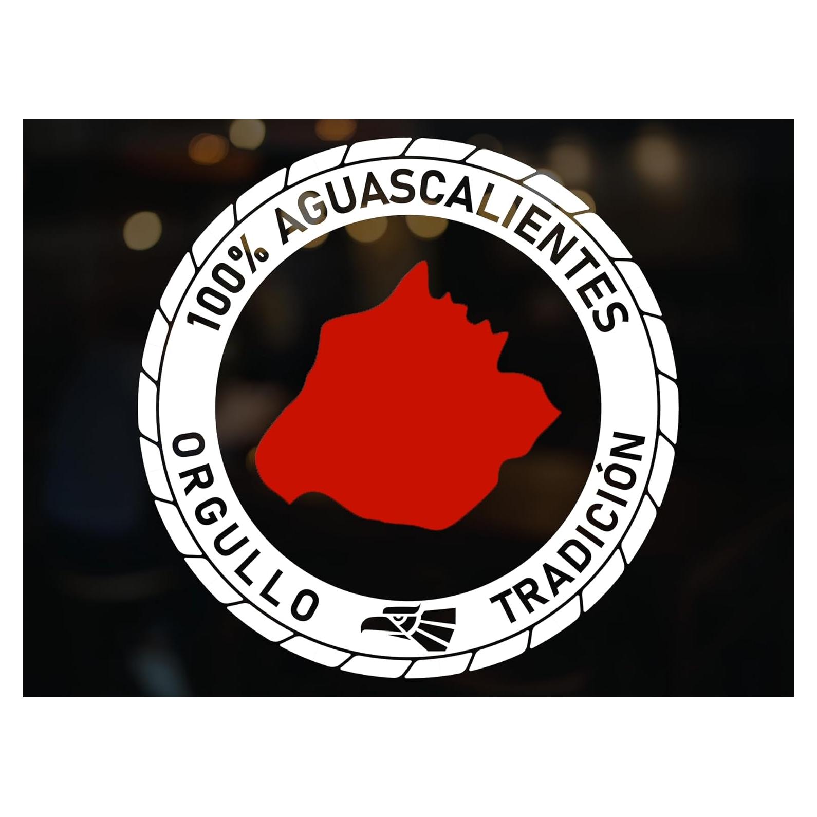 Calcomanía Vinilo Aguascalientes para Camiones 12.7 cm