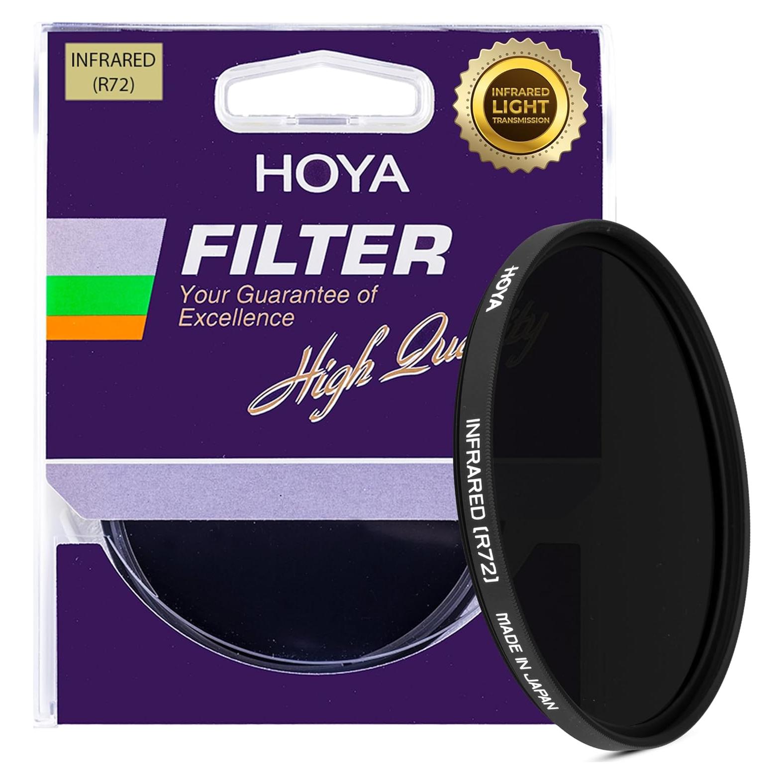 Filtro Infrarrojo Hoya R72 46mm para Cámara - Efectos Creativos