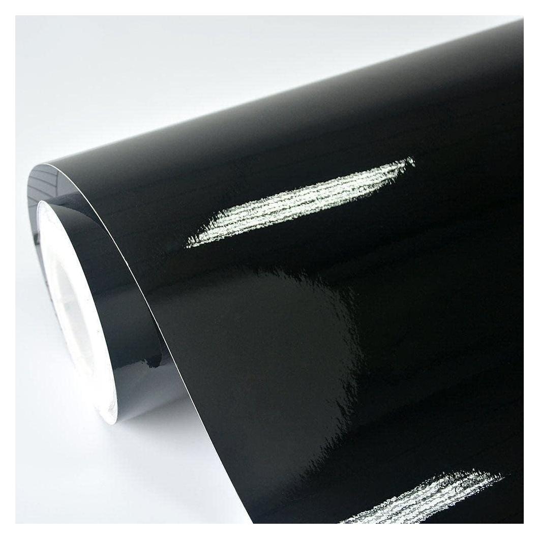 Vinilo Envoltura Automotriz RockRose 30.48cm x 152.4cm Negro Brillante