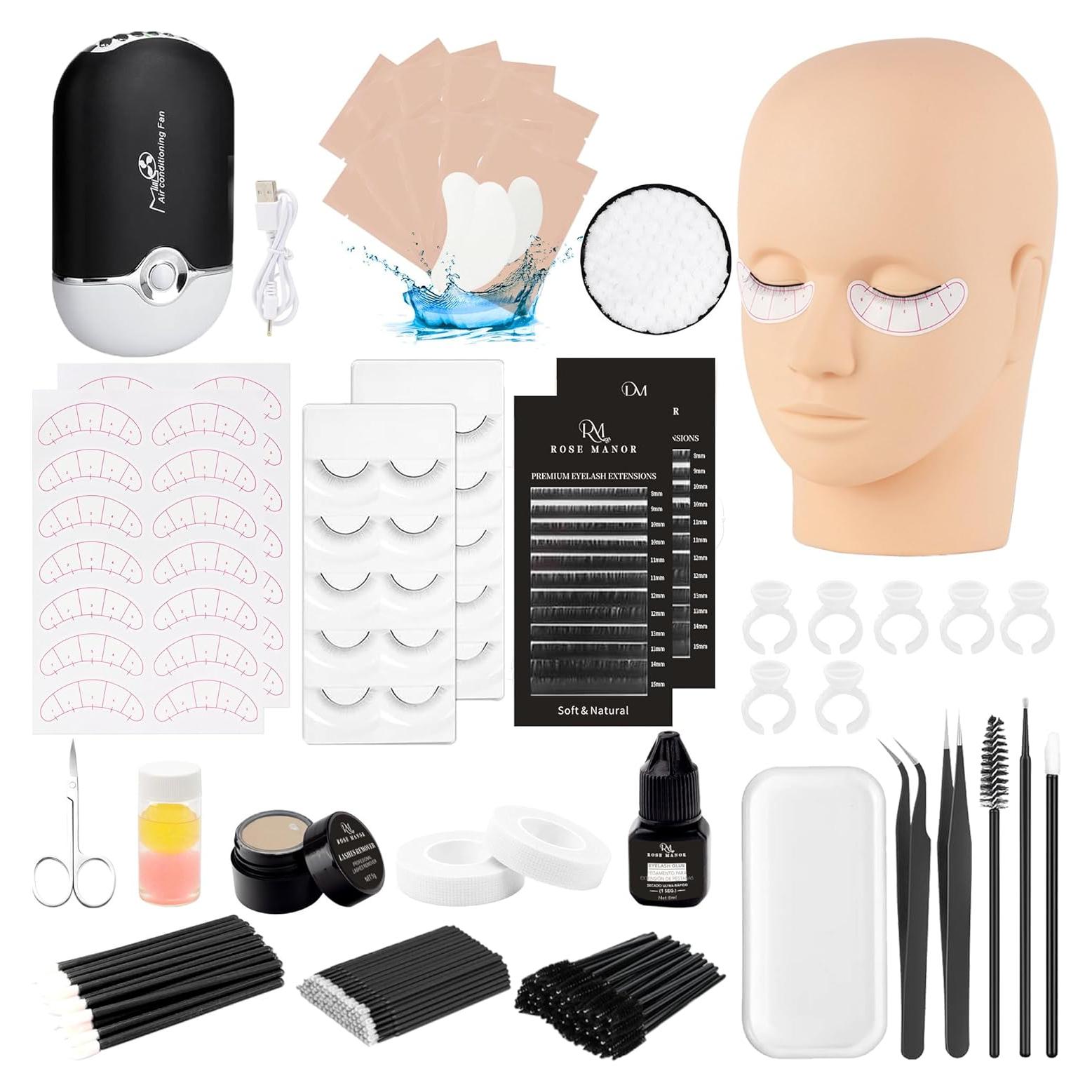 Kit de Extensión de Pestañas Rose Manor para Principiantes