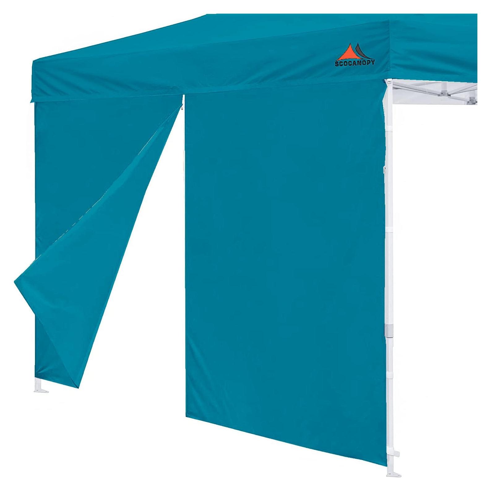 Puerta de Carpa SCOCANOPY 10x10 Turquesa con Cremallera