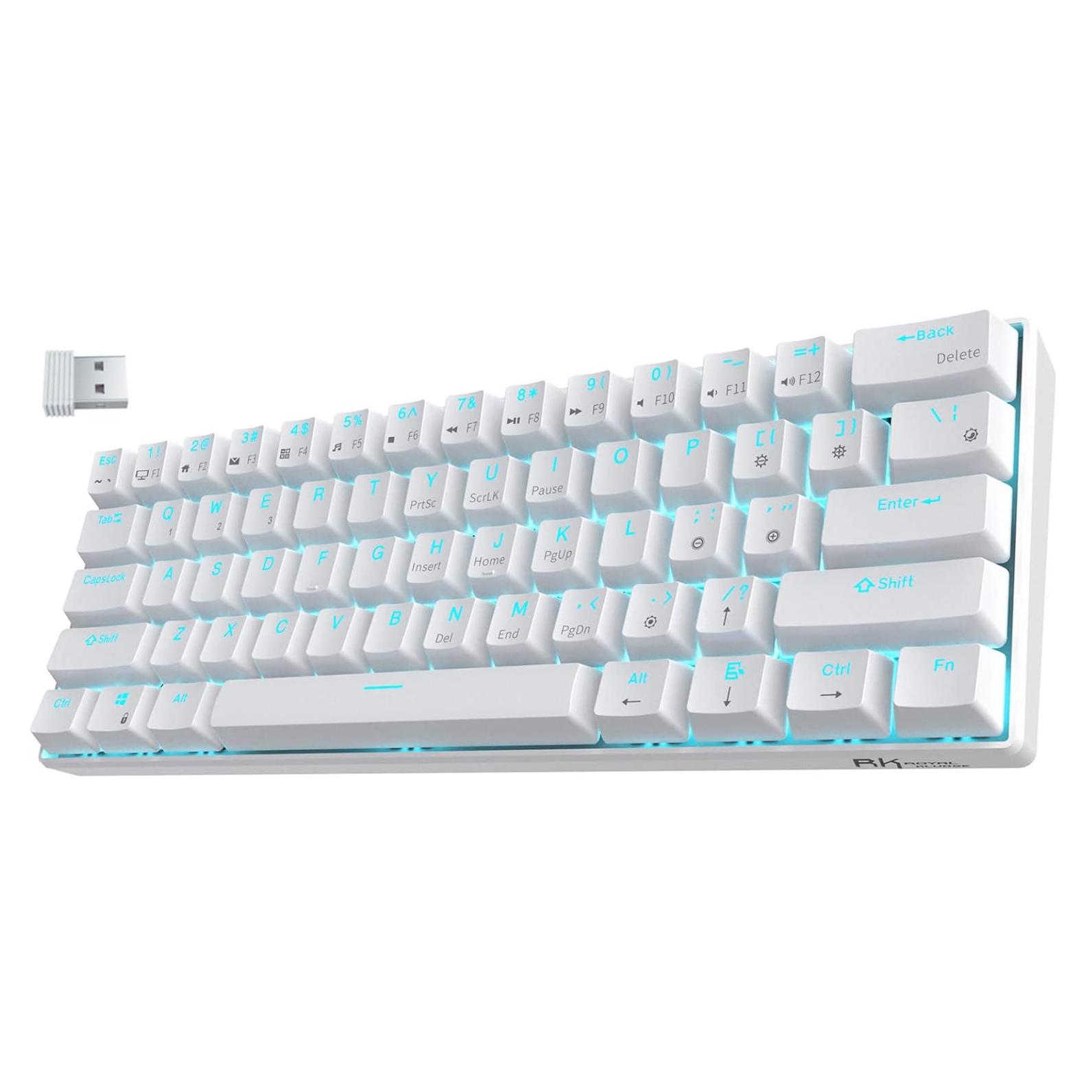 Teclado Mecánico RK ROYAL KLUDGE RK61 Inalámbrico 60%