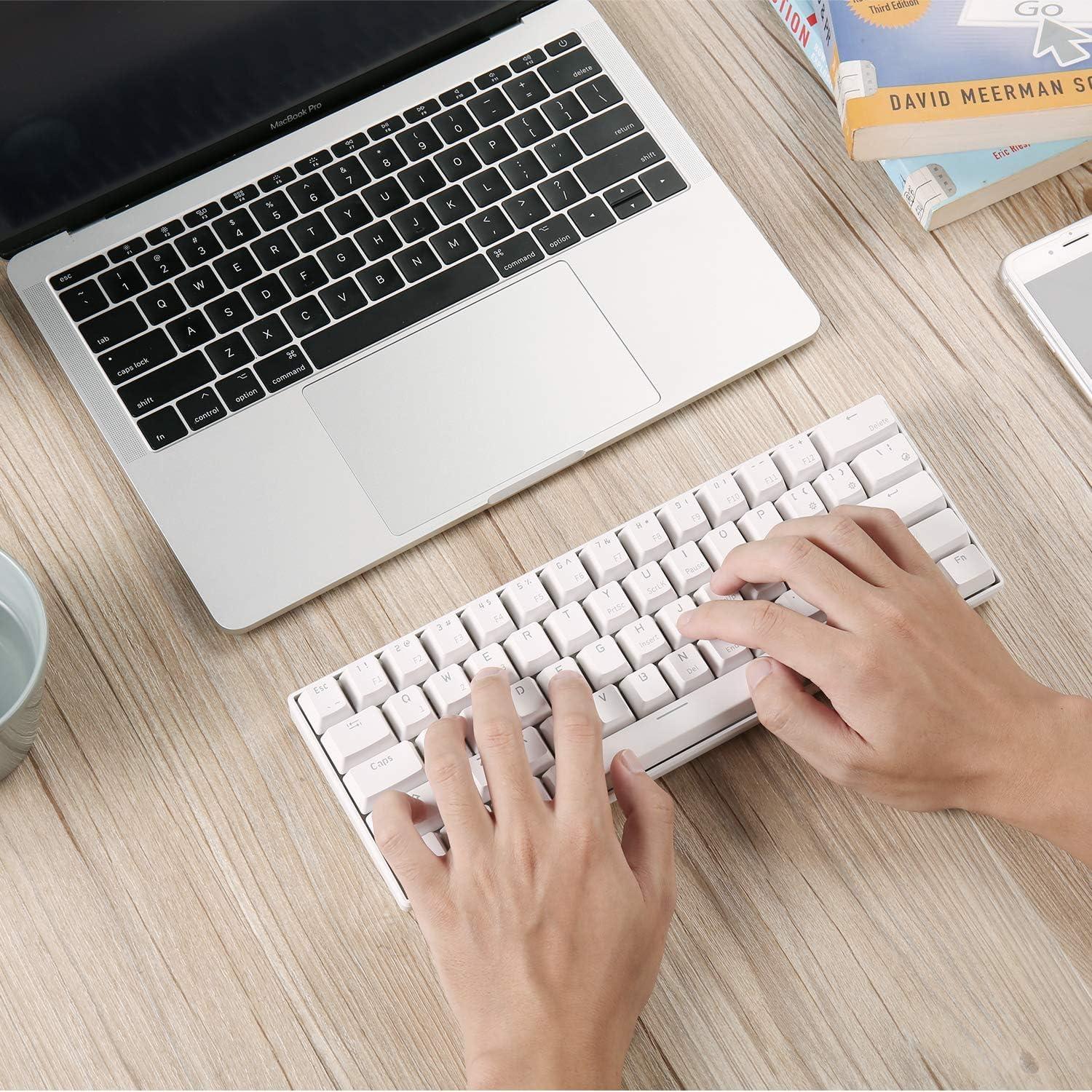 Teclado Mecánico RK ROYAL KLUDGE RK61 Inalámbrico 60%