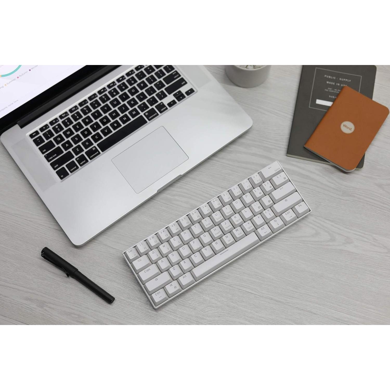 Teclado Mecánico RK ROYAL KLUDGE RK61 Inalámbrico 60%