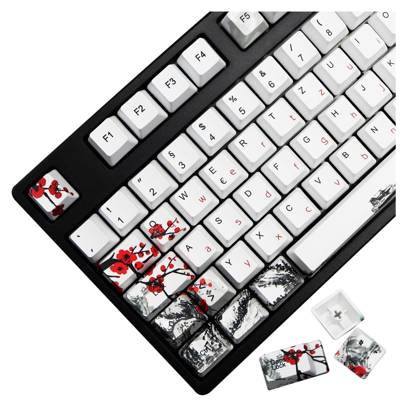 Set de Teclas Mecánicas PBT 111 MOLGRIA para Teclado Alemán