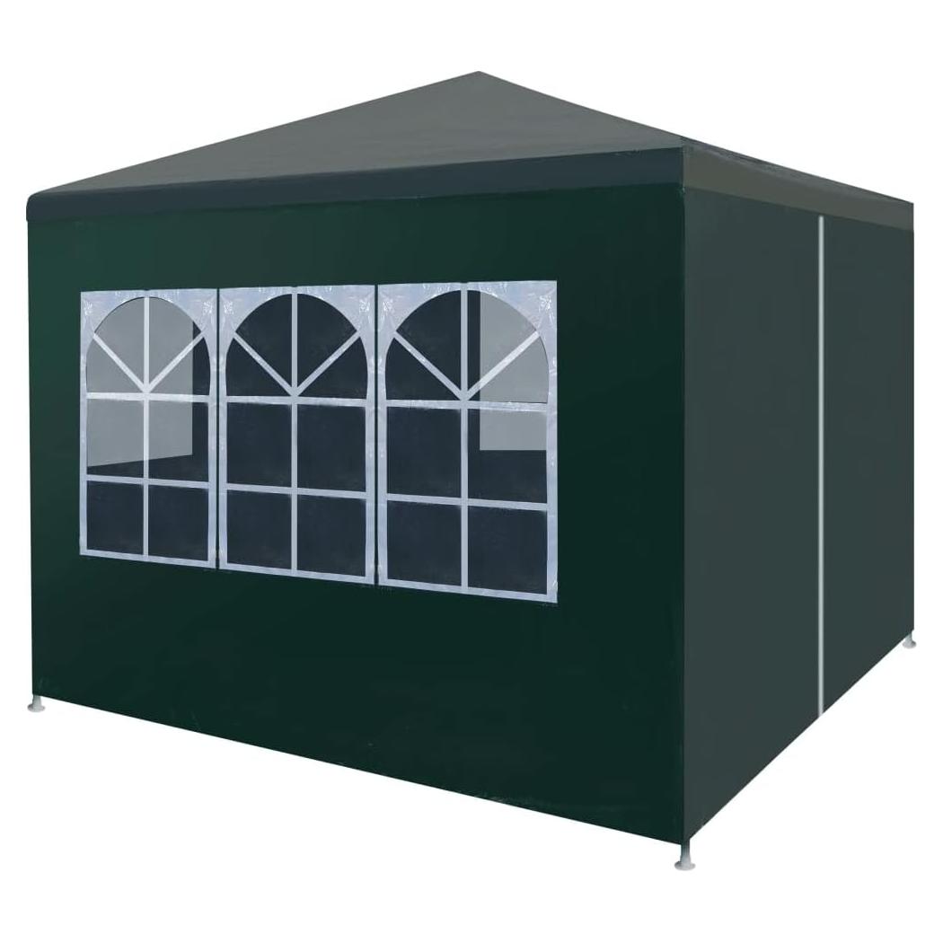 Carpa de Fiesta YELWHI 2.99m x 2.99m Verde Resistente al Agua