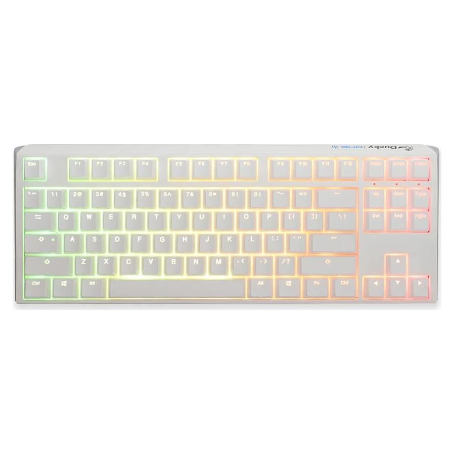 Teclado Mecánico Ducky One 3 TKL Blanco Puro Hotswap Cherry MX