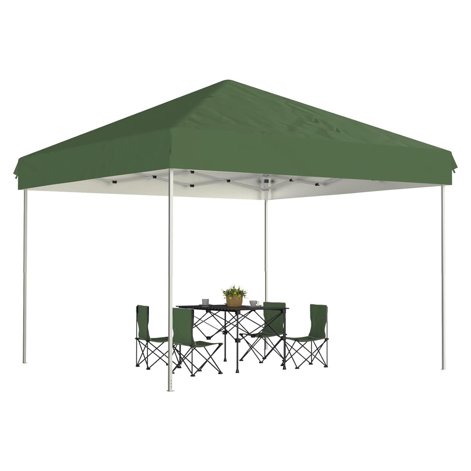 Carpa Plegable GarveeLife 10x10 Verde Impermeable UV 50+