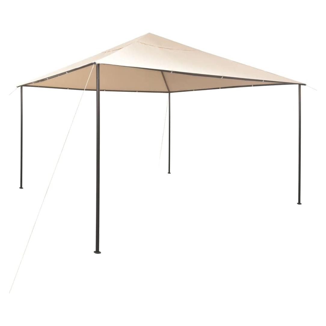 Toldo Gazebo YELWHI 4x4m Beige Acero Repelente Agua