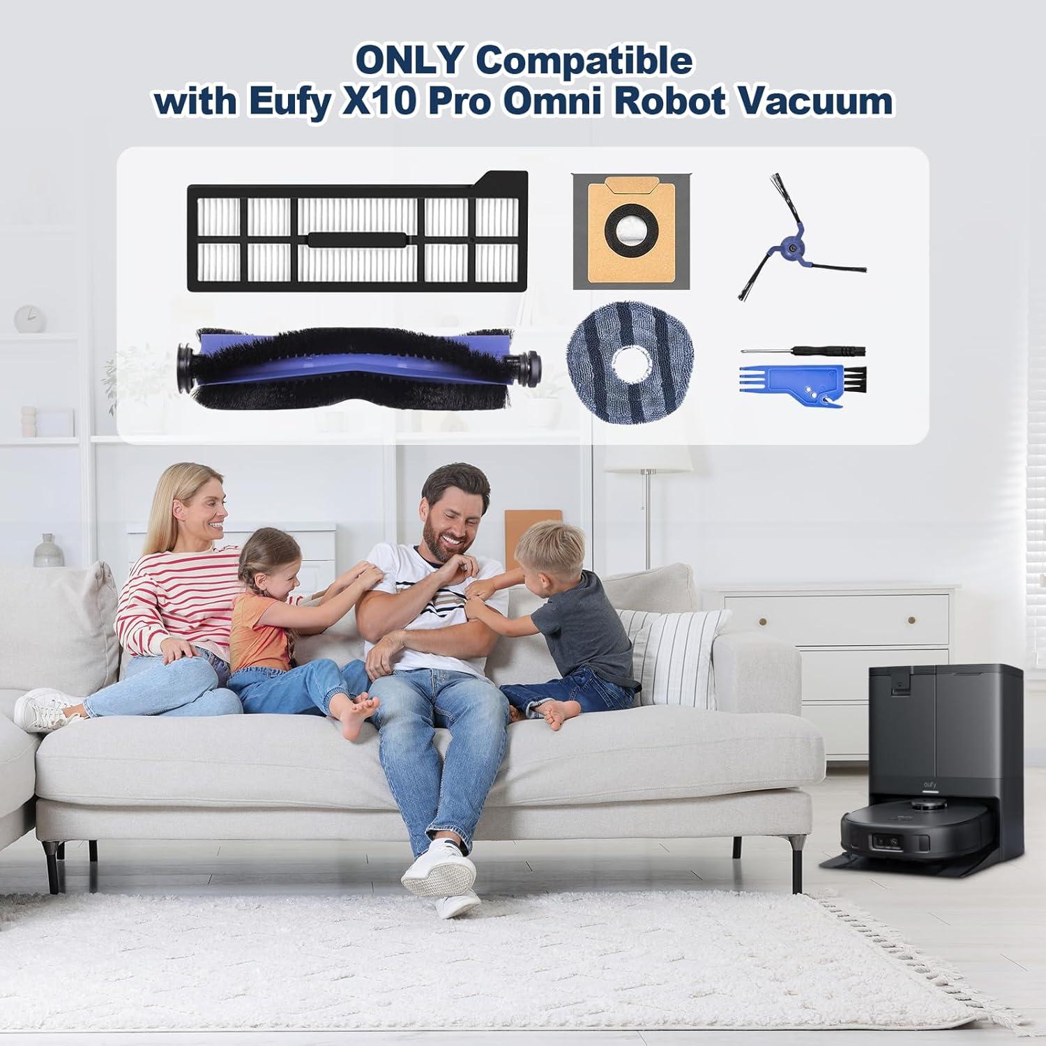 Kit de Accesorios de Reemplazo Eufy X10 Pro Omni - 21 Piezas