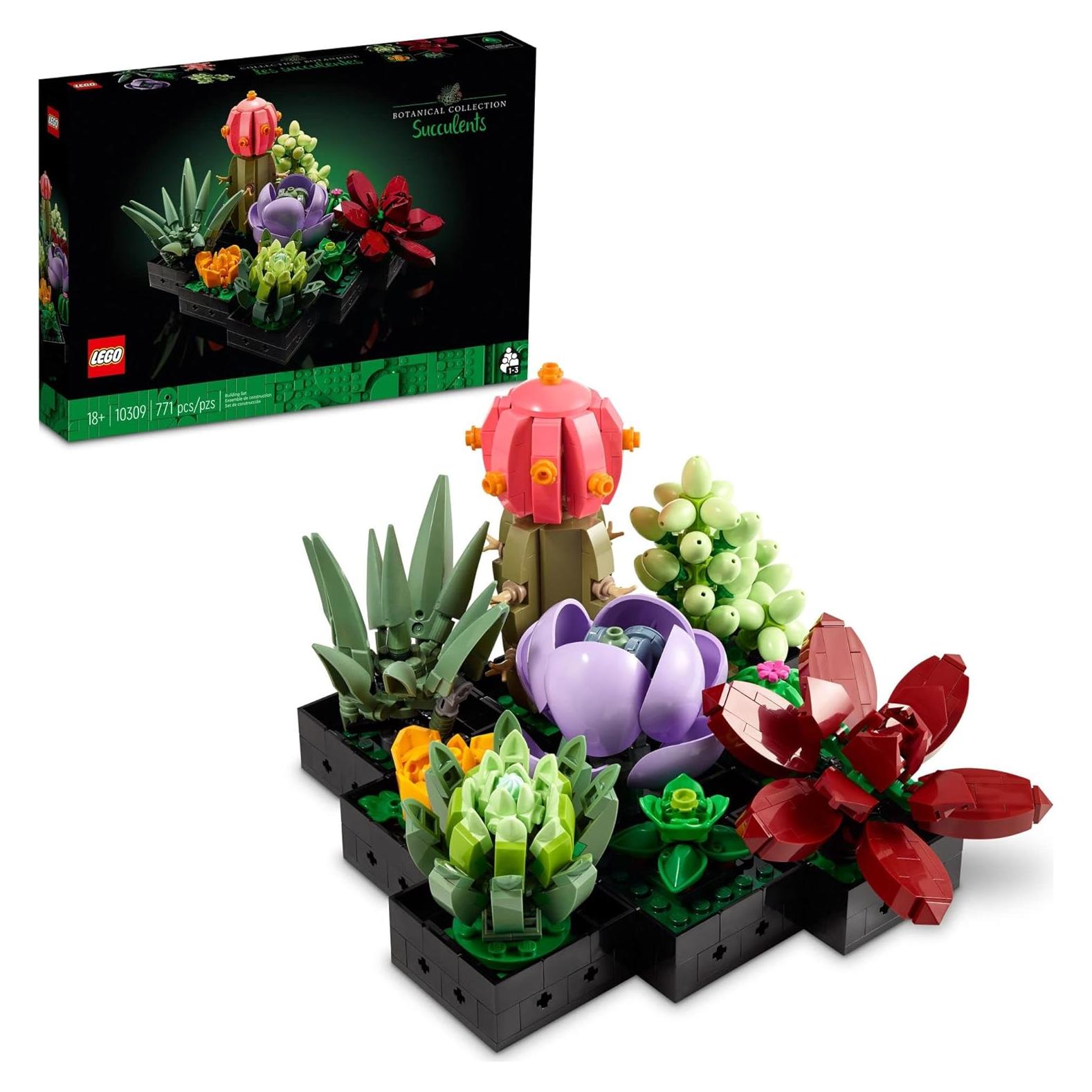 LEGO Suculentas 10309 - Set de Plantas Artificiales