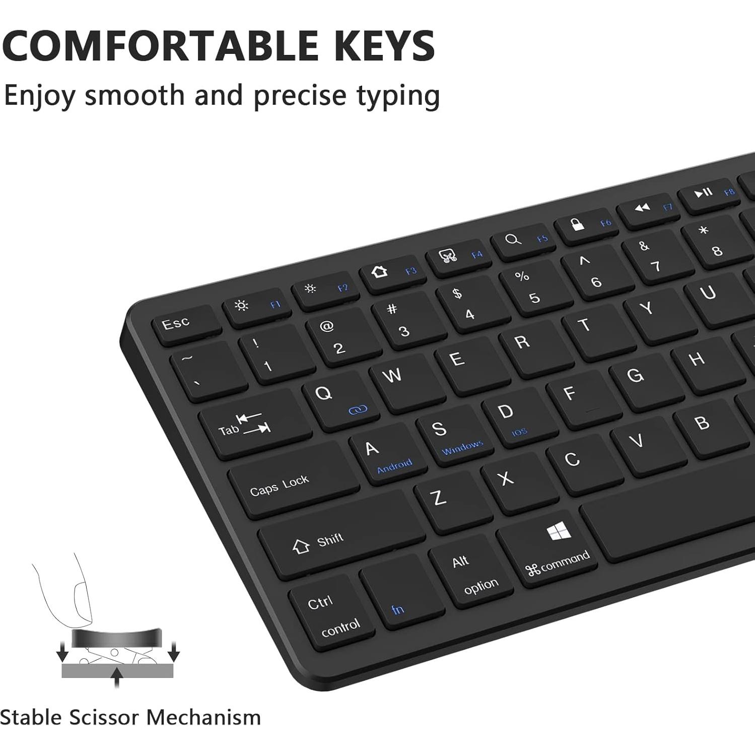 Teclado Bluetooth Inalámbrico TaIYanG para iPad y Tablets - Negro
