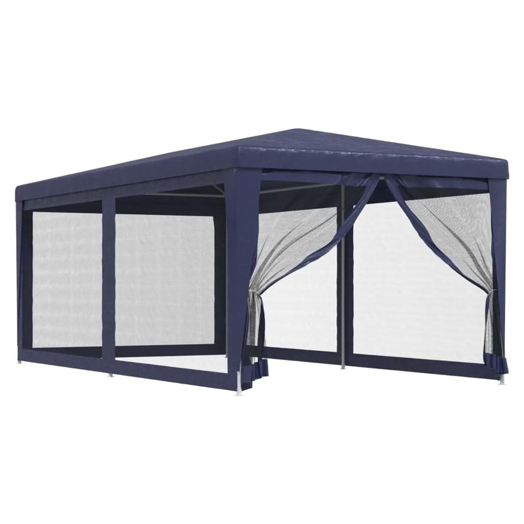 Carpa de Fiesta Agnixnaf 6 Paredes Malla Resistente Agua UV 296.9x594.5cm