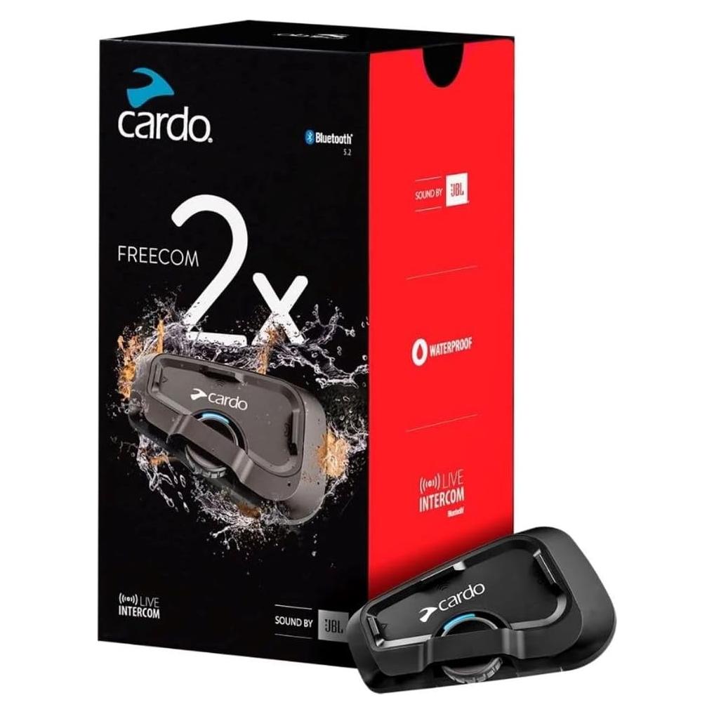 Intercomunicador Bluetooth Cardo FREECOM 2X para Motocicleta