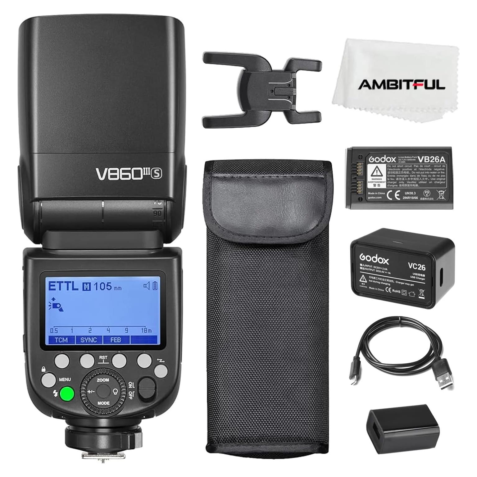 Flash Godox V860III-S TTL 2.4G GN60 para Cámara Sony