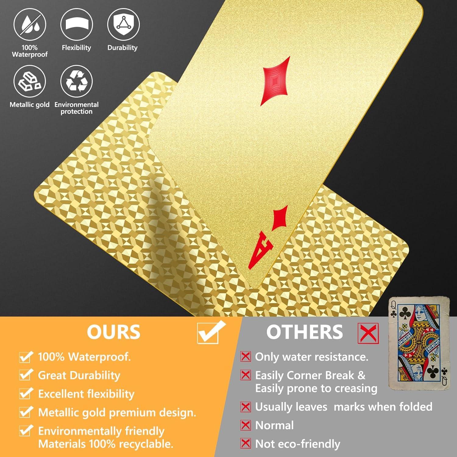 Cartas de Juego BIERDORF Impermeables 54 Piezas Estándar