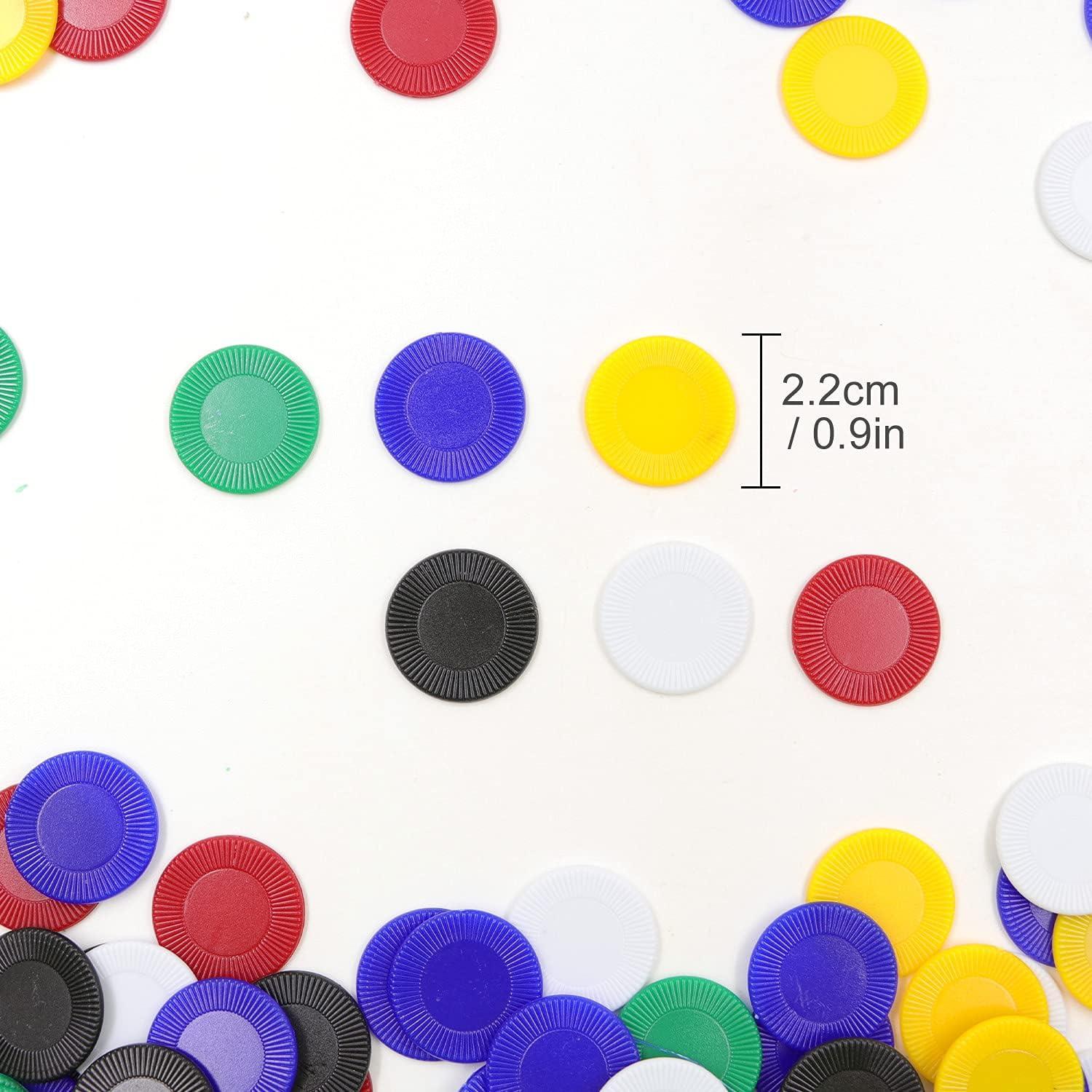 Fichas de Póker Darovly 600 Piezas 2.2cm Multicolor