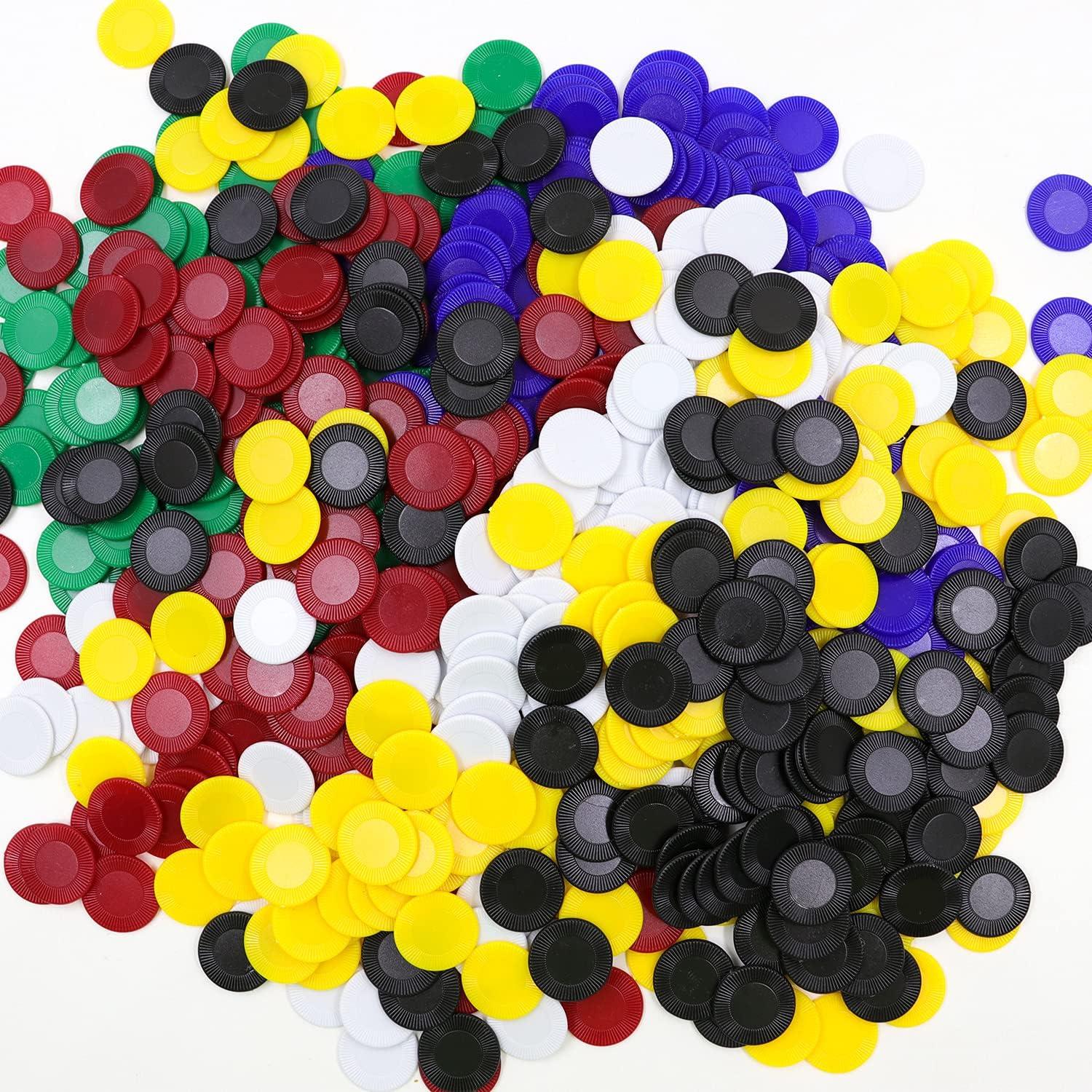 Fichas de Póker Darovly 600 Piezas 2.2cm Multicolor