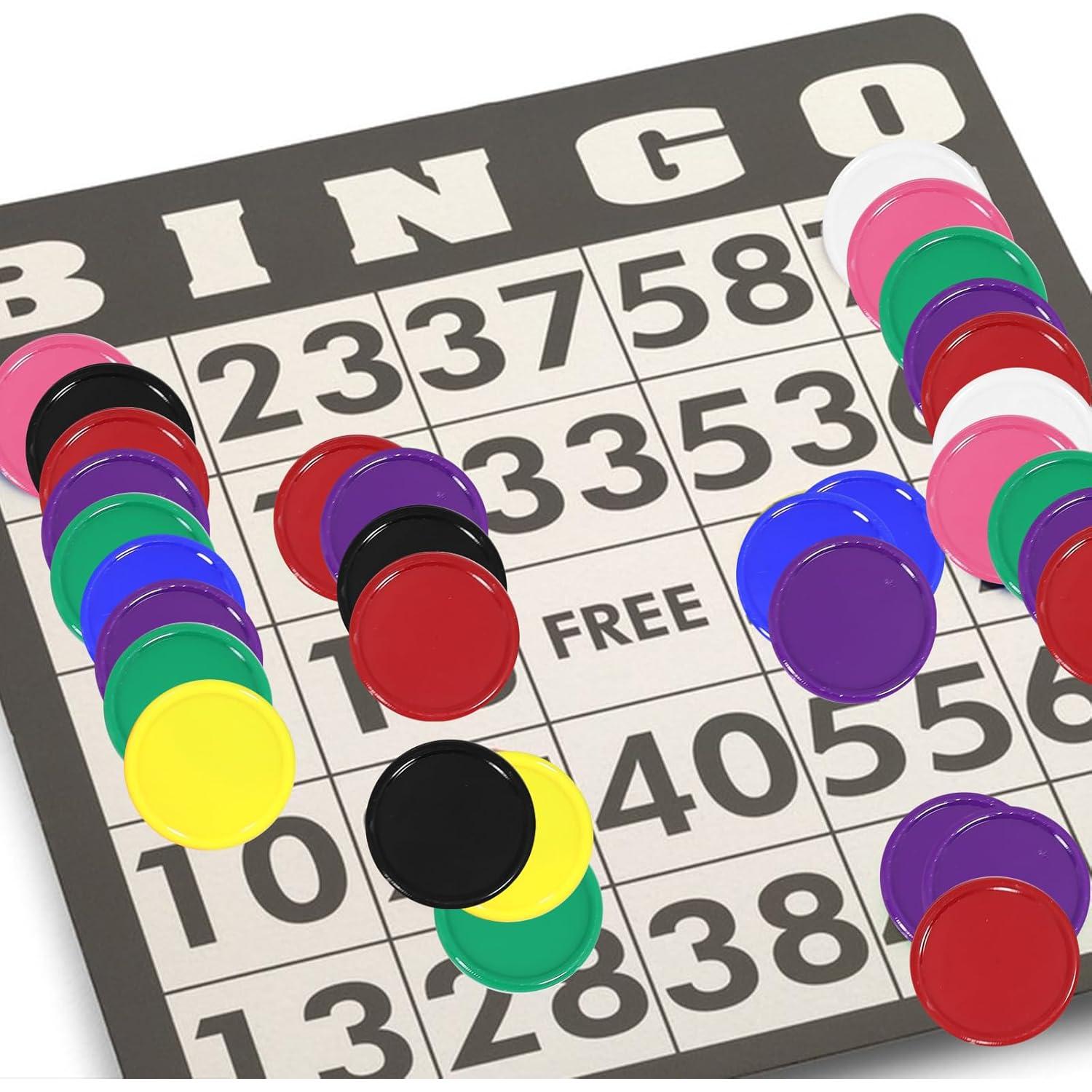 480 Fichas de Póker Plástico 3CM 8 Colores para Juegos