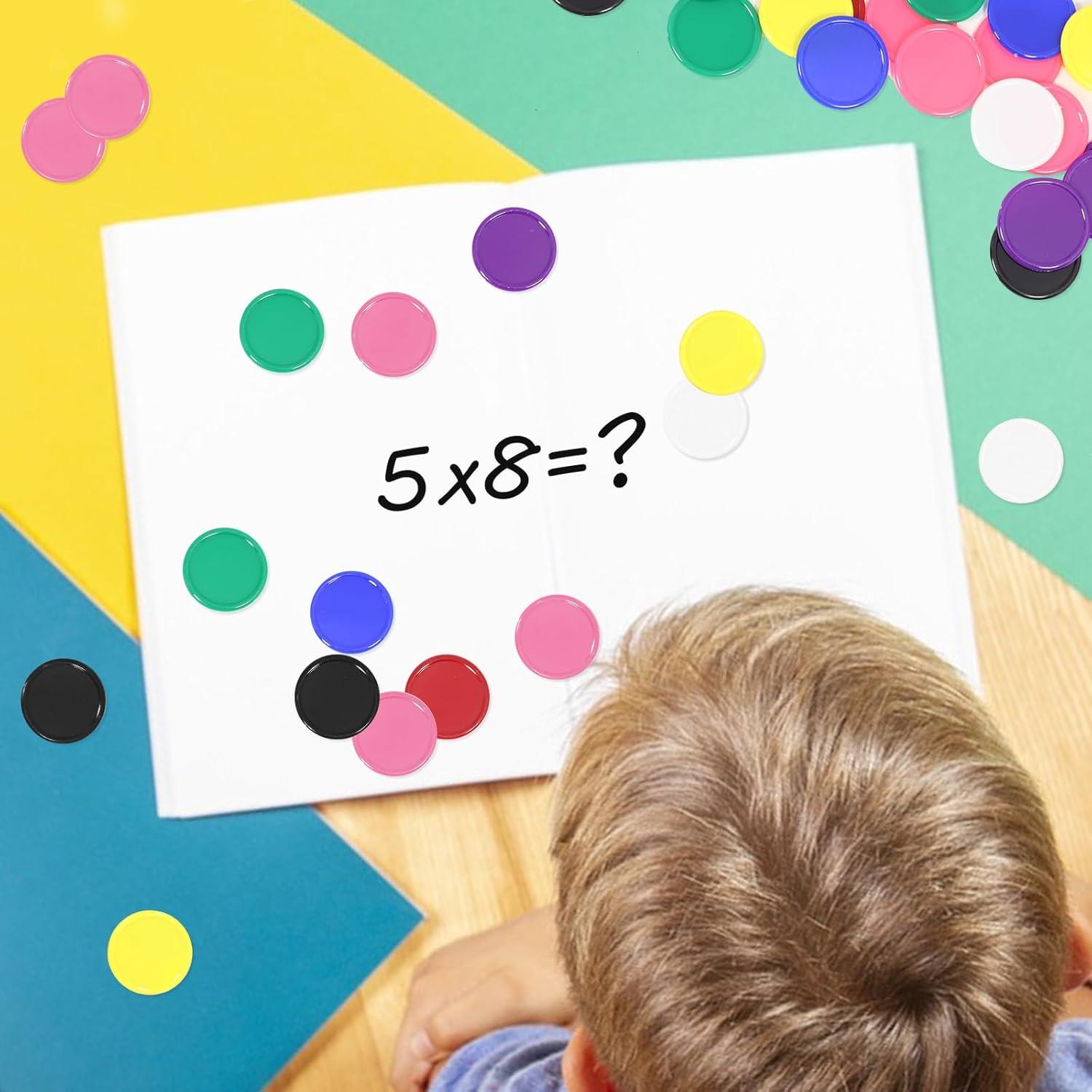 480 Fichas de Póker Plástico 3CM 8 Colores para Juegos