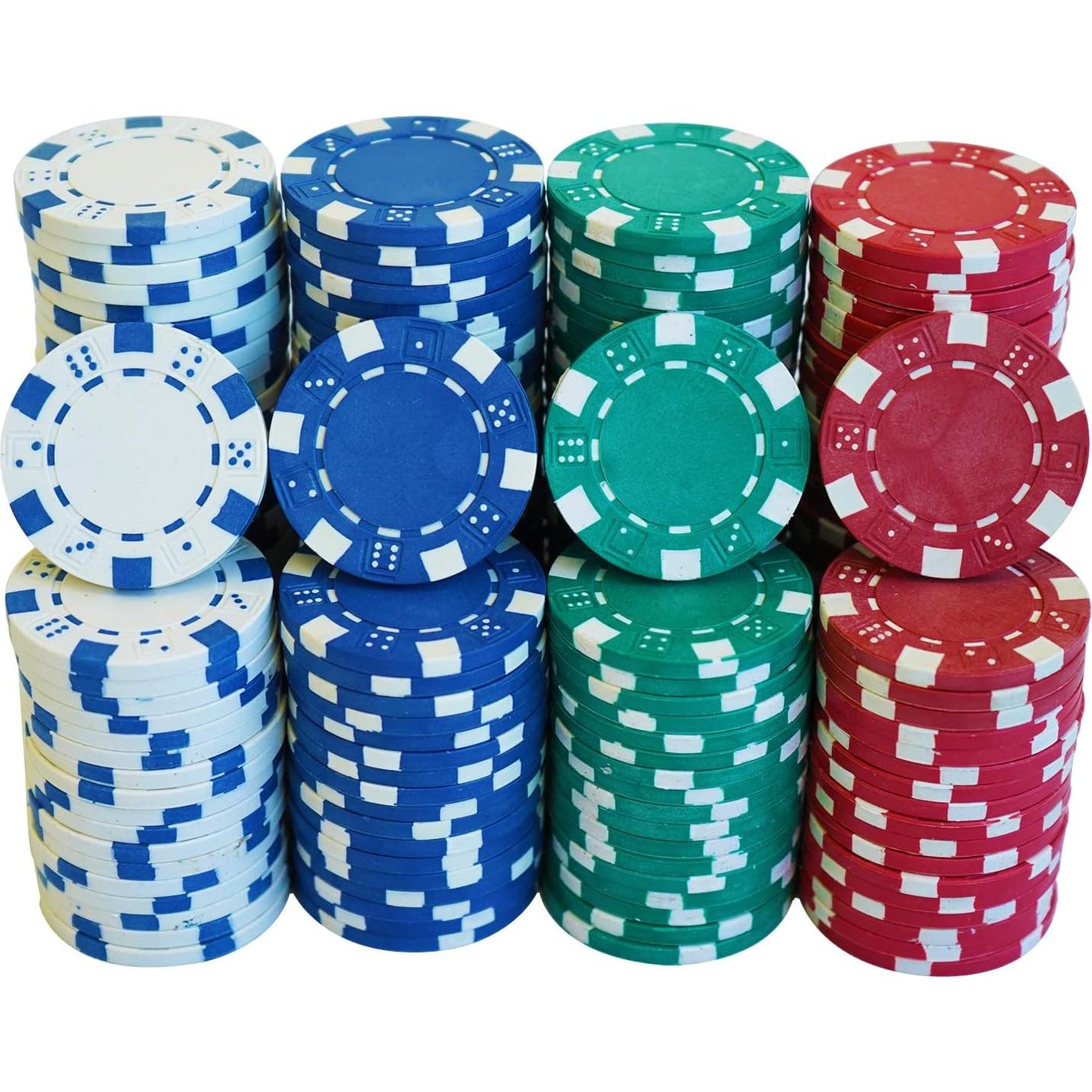 Fichas de Póker SEETOOOGAMES 200 Piezas 11.5g 4 Colores