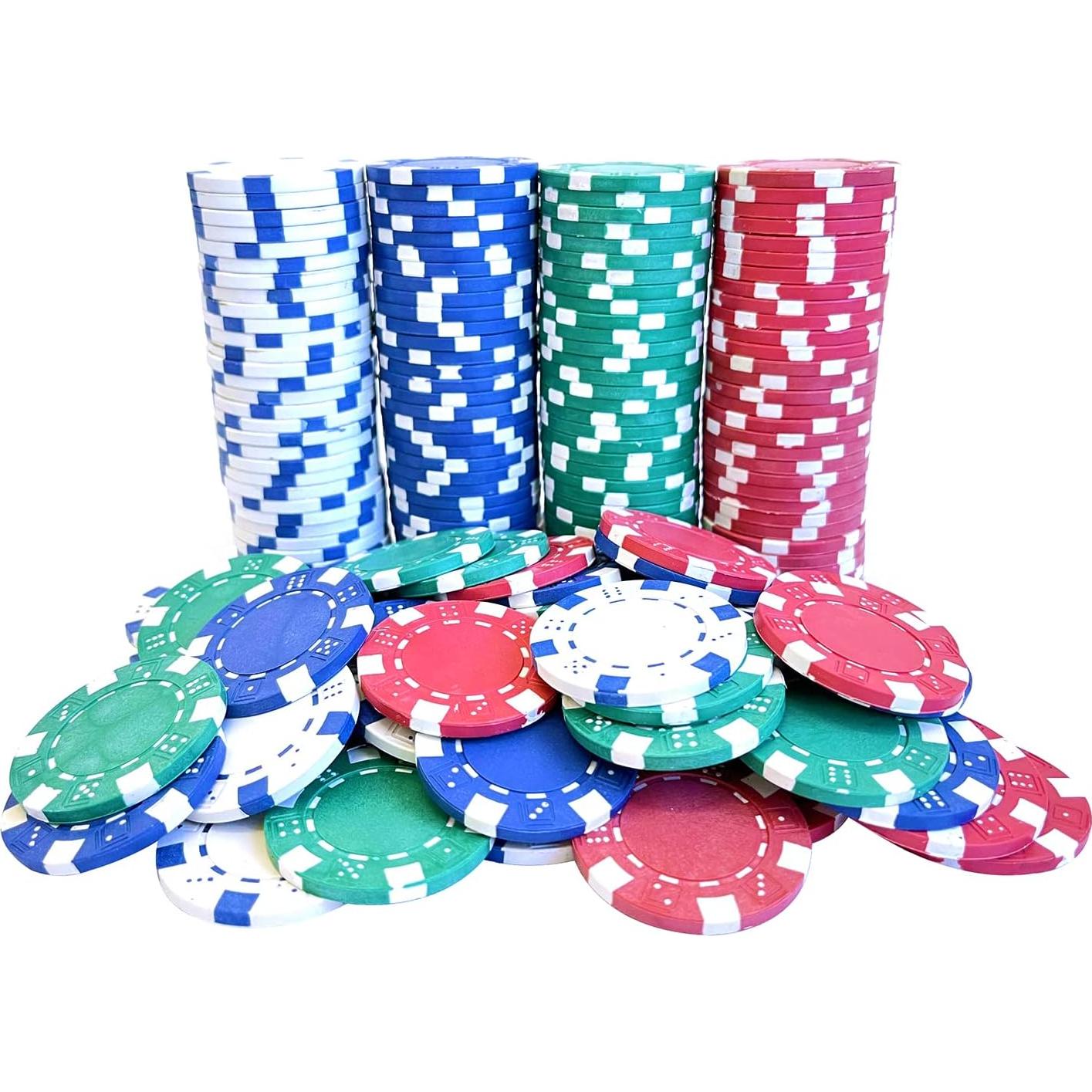 Fichas de Póker SEETOOOGAMES 200 Piezas 11.5g 4 Colores