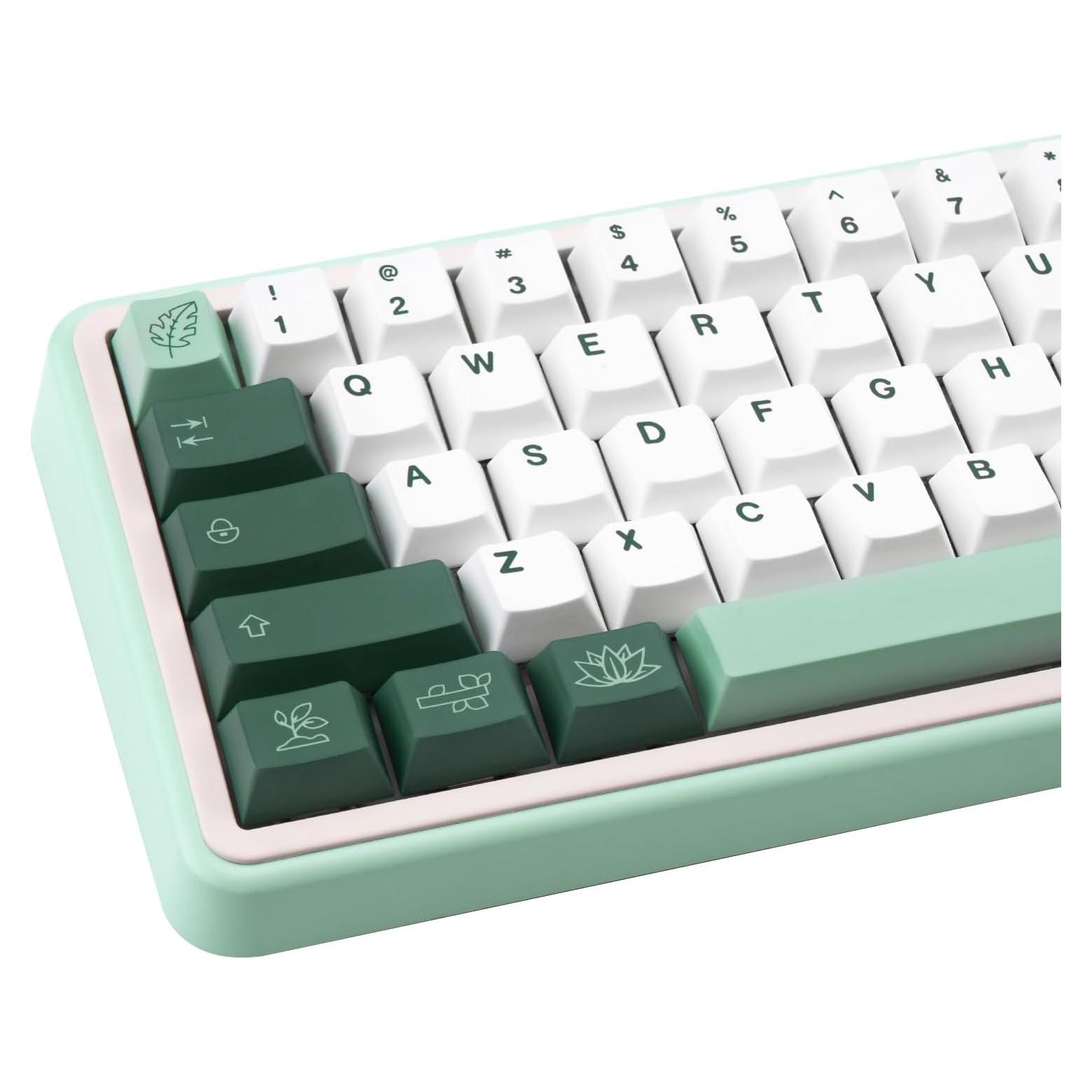 Conjunto de Teclas Mecánicas GEKUCAP 130 PBT Jardín Botánico