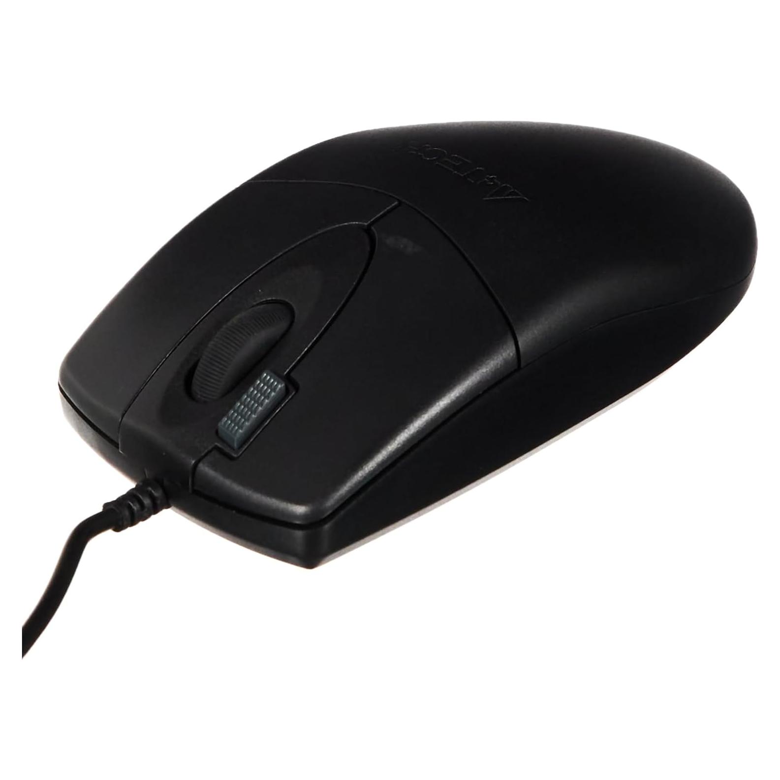 Mouse Óptico A4Tech OP-620D con Cable y Doble Clic