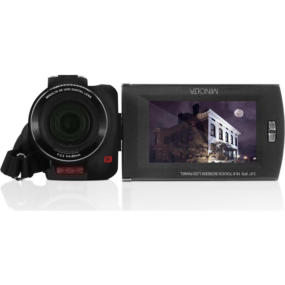 Cámara de Video Minolta MN4K30NV 4K Ultra HD 30MP Visión Nocturna