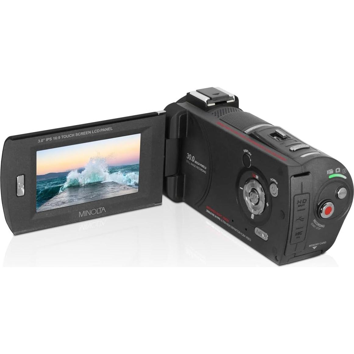 Cámara de Video Minolta MN4K30NV 4K Ultra HD 30MP Visión Nocturna