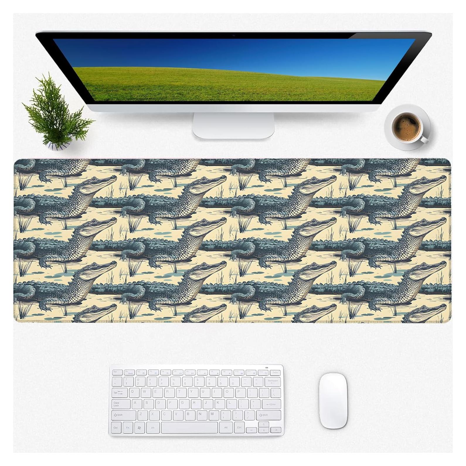 Alfombrilla de Ratón Zeleda Cocodrilo 80 x 30 cm Antideslizante